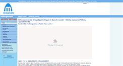 Desktop Screenshot of hebergement.mraveniste.cz
